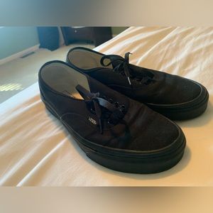 Black VANS shoes size 9 mens